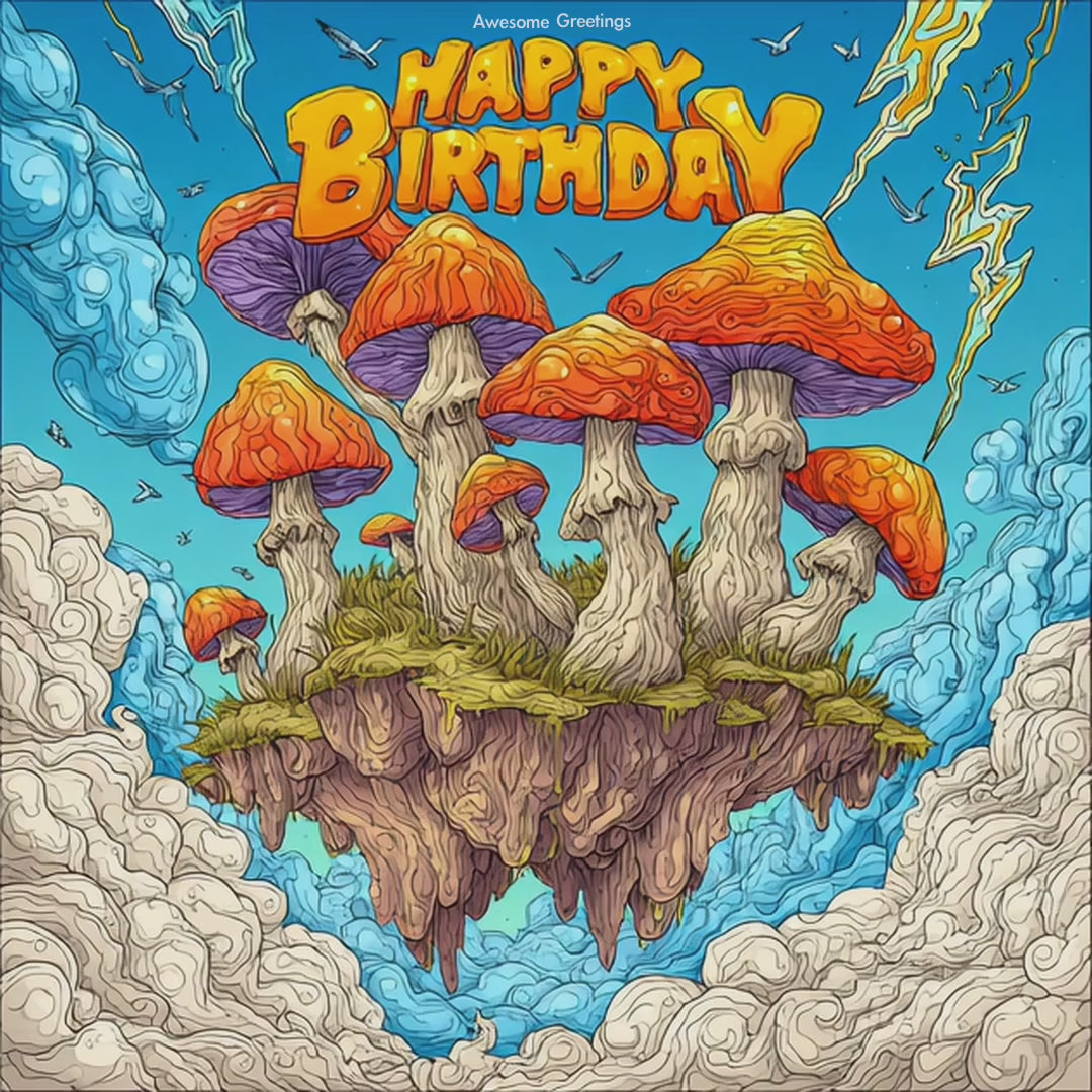 🍄 Electric Stormshroom Island