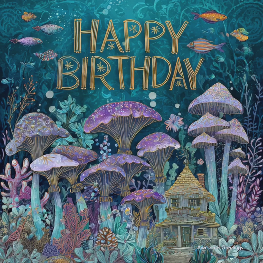 🌊🍄 Ocean Glow Birthday (FREE)